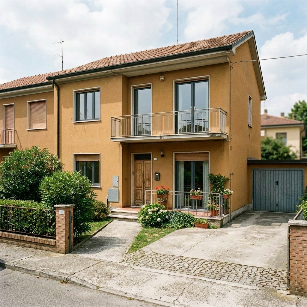 Dopo - casa con infissi in alluminio