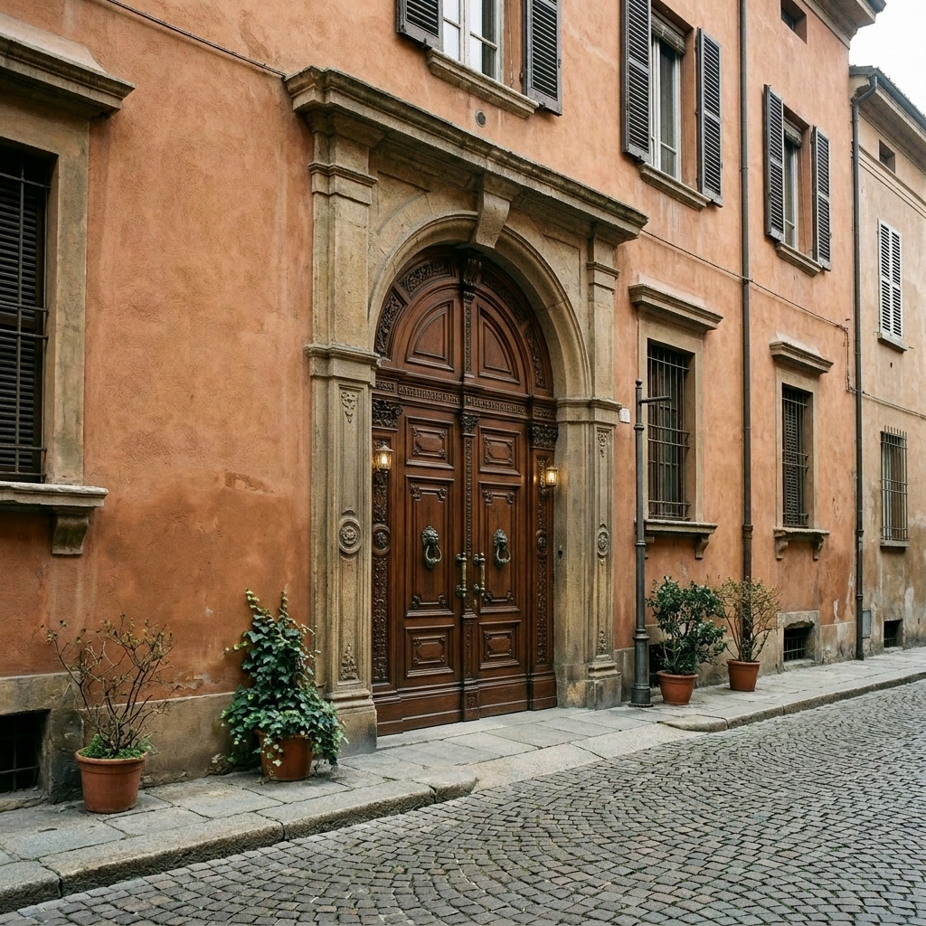 Dopo - portone d'ingresso