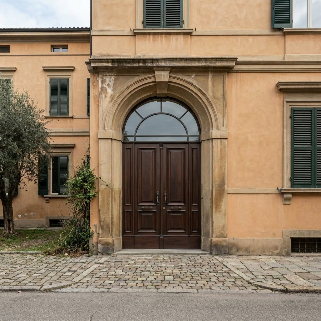 Dopo - portone d'ingresso