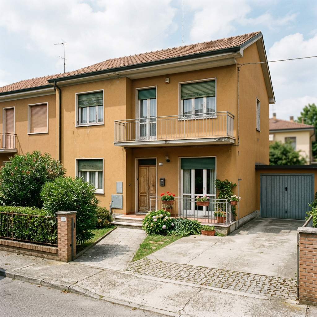 Prima - casa con infissi precedenti