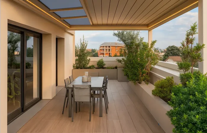 Pergole Bioclimatiche per terrazze di UNICA